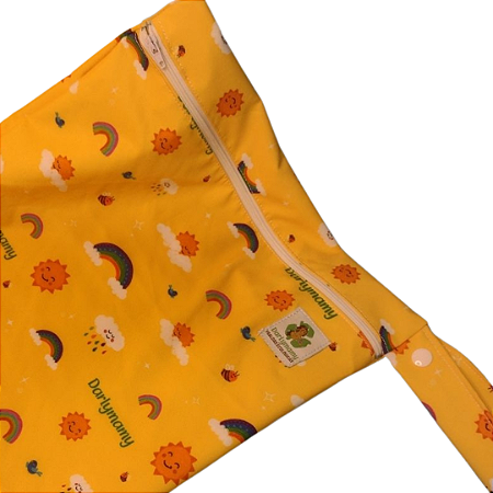 Necessaire para Fraldas Diversão Amarela