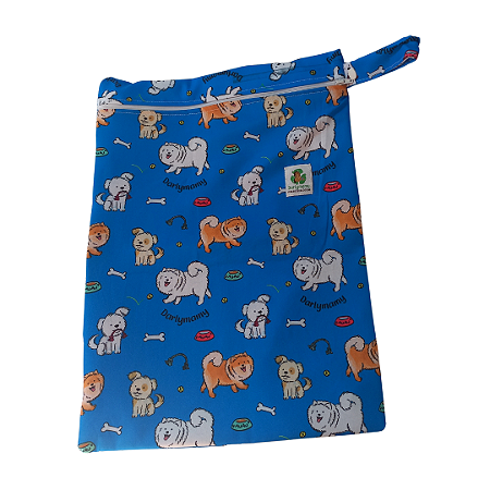 Necessaire para Fraldas Dog Azul