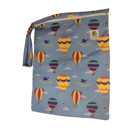 Necessaire para Fraldas Balões Azul