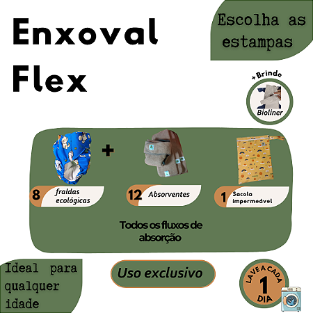 Enxoval flex de Ecofraldas