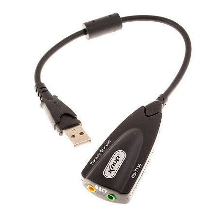 Adaptador Usb Placa de Som 7.1 Knup - HB-T130