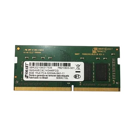 Memória Notebook 8 GB DDR4 2666MHz BRAZIL PC