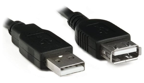 Cabo Extensor USB 2.0 1.80 metros Plus Cable