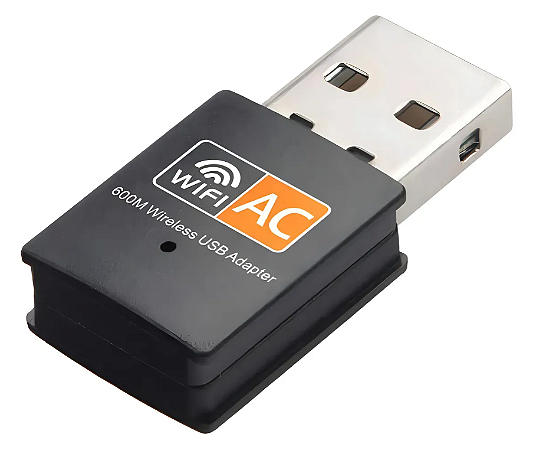 Adaptador Wifi Dual Band 2.4 / 5ghz 600mbps Wireless