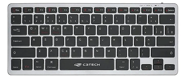 Teclado Bluetooth Recarregável K-BT50BK - C3tech