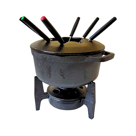 fondue de ferro fundido p/ chocolate queijo