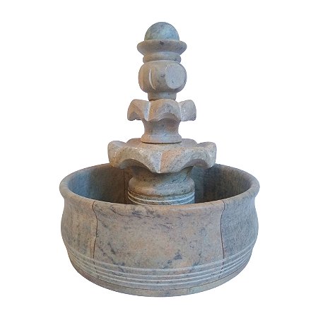 fonte de água de pedra sabão bolinha