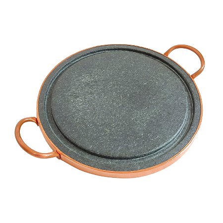 grelha de pedra sabão 22 cm
