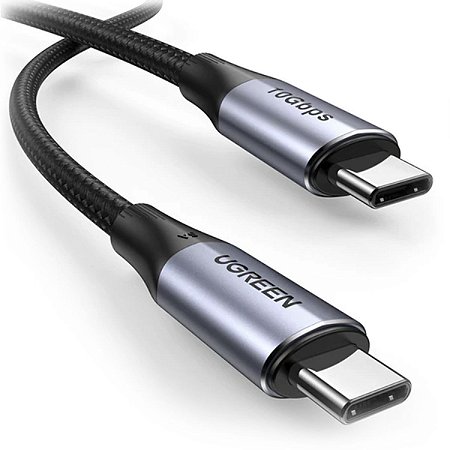 Ugreen Cabo Usb C 3.1 Gen2 Macho/Macho 10gbps 1m 80150  100W