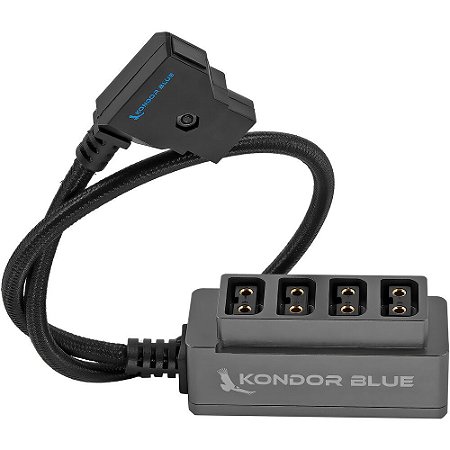 Kondor Blue Hub Splitter D-Tap 4 portas Energia (40cm)