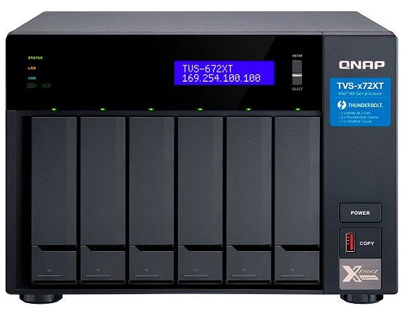 Storage NAS QNAP TVS-672XT 6 Baias