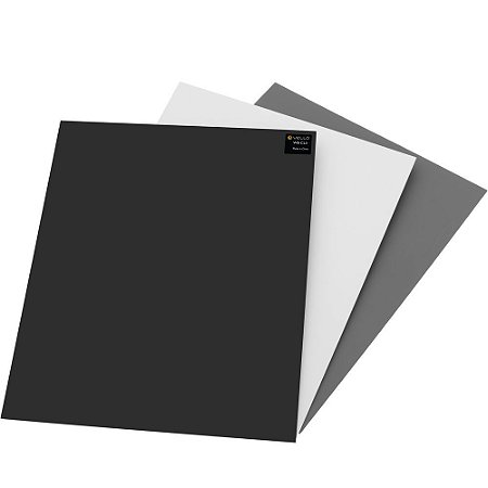 Vello Cartão balanço de Branco / Cinza White Balance 20x25cm