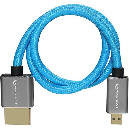 Kondor Blue Cabo Micro-hdmi P/ Hdmi Reto (40cm)