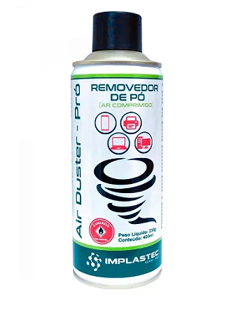 Removedor de Pó Air Duster Pro 400ml 230g - Implastec