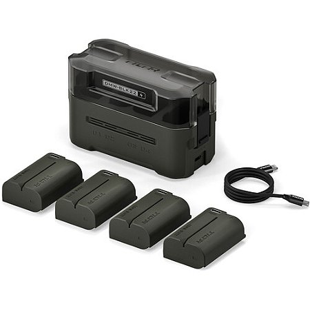 Kit com 4 Baterias e Estação de Carregamento DMW-BLK22