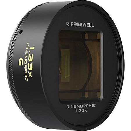 Lente Anamórfica Freewell 1,33x para Smartphone com Montagem de 17mm (Gold)