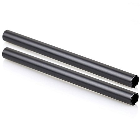 Longarina SmallRig Par 2x 15mm Rod alumínio preto (M12-15cm) 6" 1050