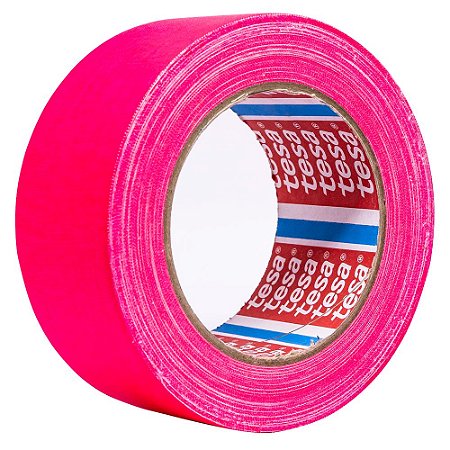 Fita de tecido TESA - Gaffer Tape 48mm X 25m Rosa Fluor
