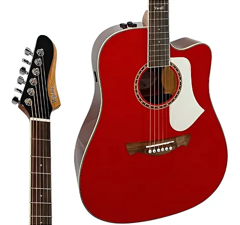 Violão Tagima Swell Eq Candy Apple Red Aço