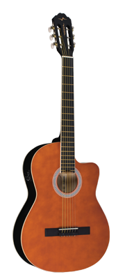 Violão Clássico Cutaway Elétrico Aço