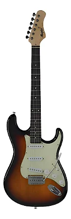 Guitarra elétrica Memphis Stratocaster MG-30 Sunburst Satin
