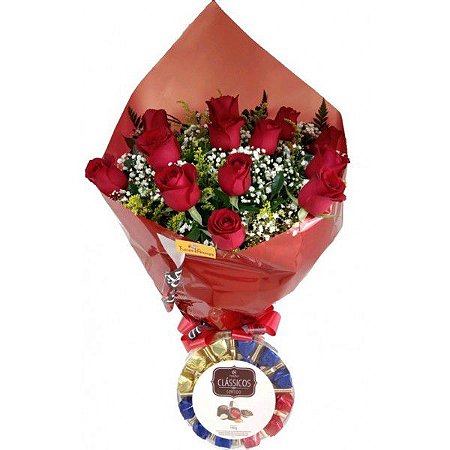 12 Rosas Com Cacau Show