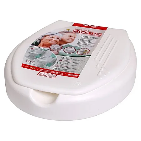 ELEVAÇÃO ASSENTO SANITÁRIO 7,5 CM SOFT BRANCO MEBUKI