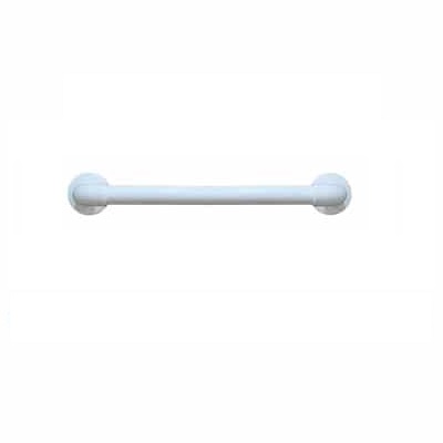 BARRA DE APOIO 40CM ALUMINIO BRANCO MEBUKI