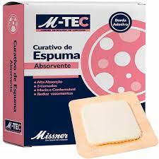 CURATIVO ESPUMA ABSORVENTE BORDER SILICONE 10CMX10CM
