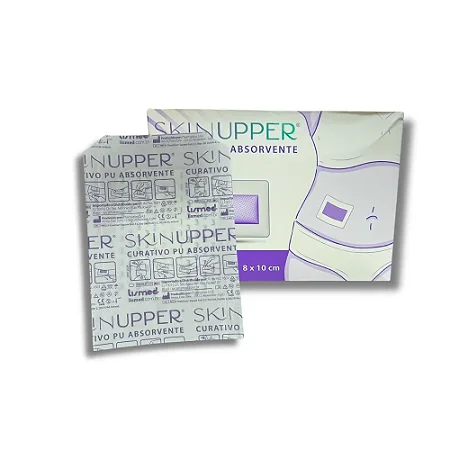 CURATIVO FILME COM COMPRESSA ABSORVENTE 8 X 10 CM SKINUPPER