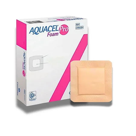 CURATIVO DE HIDROFIBRA AQUACEL FOAM PRO 10X10CM CONVATEC