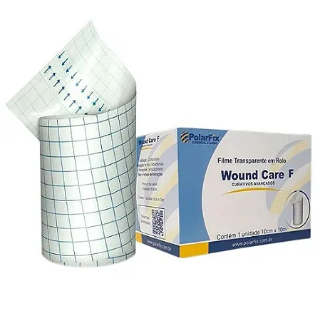 CURATIVO FILME TRANSPARENTE ROLO 10X10CM POLAR FIX