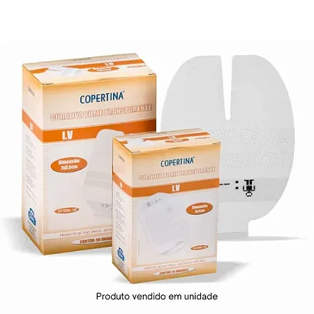 CURATIVO FILME TRANSPARENTE VERSAO I. V. 8,5X11,5CM