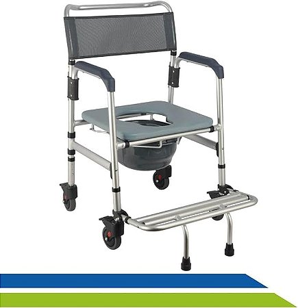 CADEIRA DE BANHO ALUMINIO 135KG DESMONTAVEL HIDROLIGHT