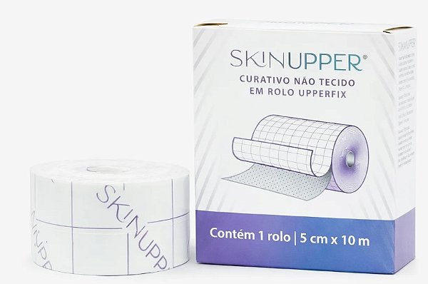 CURATIVO FIXAÇÃO ROLO 5X10CM ( TIPO HYPAFIX) SKINUPPER