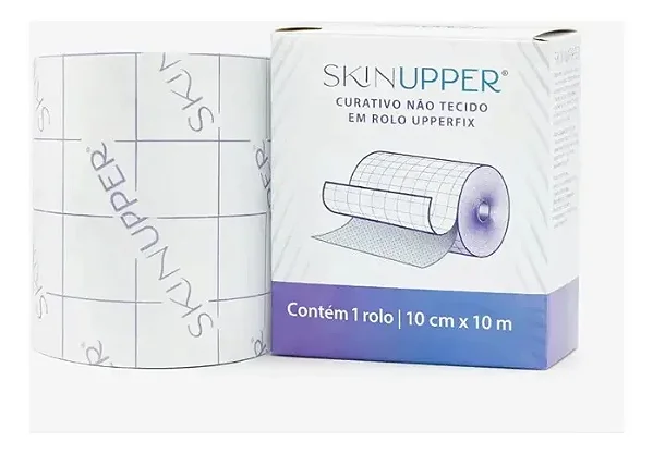 CURATIVO FIXAÇÃO ROLO 10X10CM ( TIPO HYPAFIX) SKINUPPER