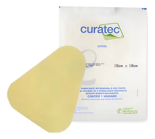 CURATEC HIDROCOLOIDE 15 X 18 CM SACRAL CURATEC