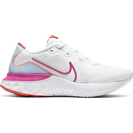 TÊNIS NIKE RENEW RUN - FEMININO - BRANCO E PINK - ZÁPITH ESPORTES