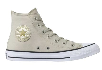 BOTA CHUCK TAYLOR LONA ALL STAR - BEGE E DOURADO