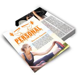 1.000 FOLHETOS, COUCHÊ 90G, SEM VERNIZ, 100X140mm - 4X4