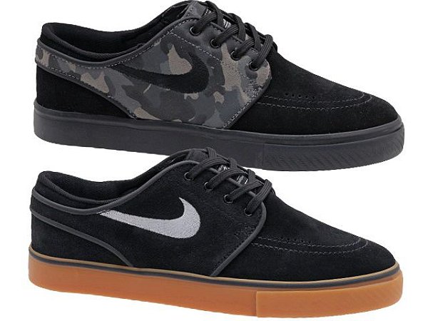 Combo Nike Sb Stefan Janoski Zoom OG Camuflado + Nike Sb Stefan Janoski Zoom  OG Preto / Látex - Bigode Outlet