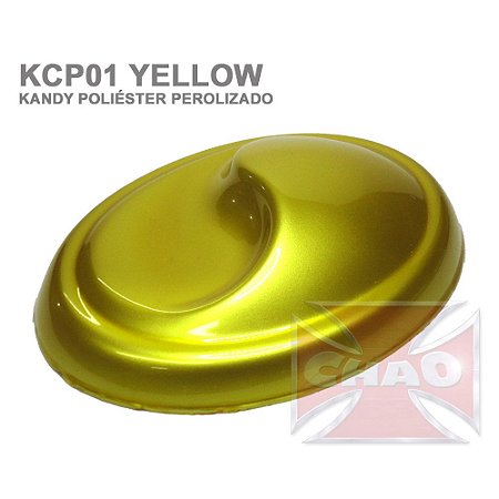 Yellow Kandy Perolizado Poliéster