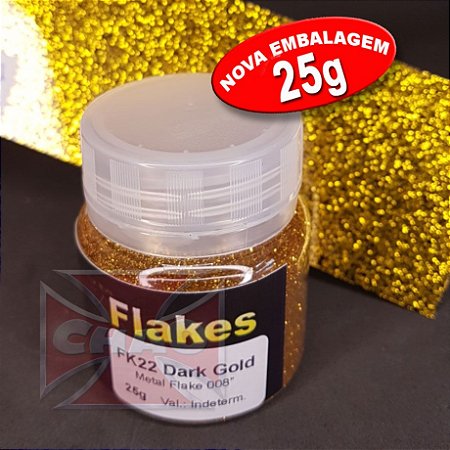Dark Gold flake 008“ 25g