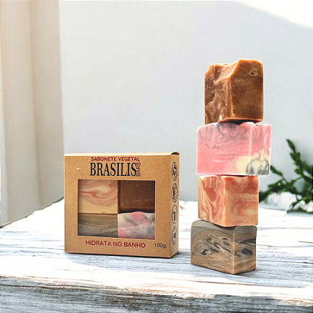 ⧉ Quarteto Brasilis Bars | Sabonetes Vegetais