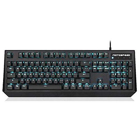 TECLADO MOTOSPEED CK95 PRETO SWITCH PRETO LED AZUL