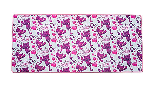 MOUSEPAD HYRAX HMP901 900X400 ILUSTRADO BRANCO