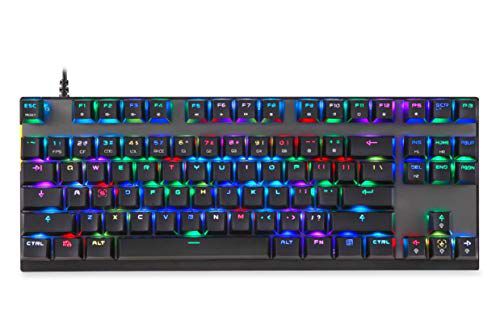 Teclado Mecânico Motospeed K82 Preto Outemu Vermelho RGB