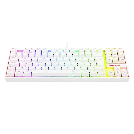 Teclado Magnético Gamer Redragon Kumara Pro, RGB, Switch Magnético Blue, ABNT2, White, K552W-RGB-PRO (PT-BLUE)