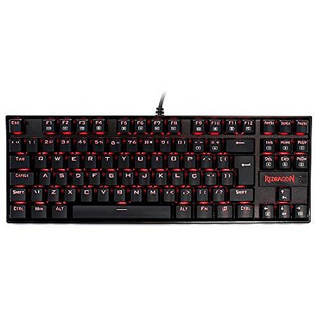 Teclado Mecânico Gamer RGB Kumara com Switch Outemu Padrão A