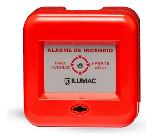 Acionador Manual Rearmável 24v Ilumac Amf-e Endereçável